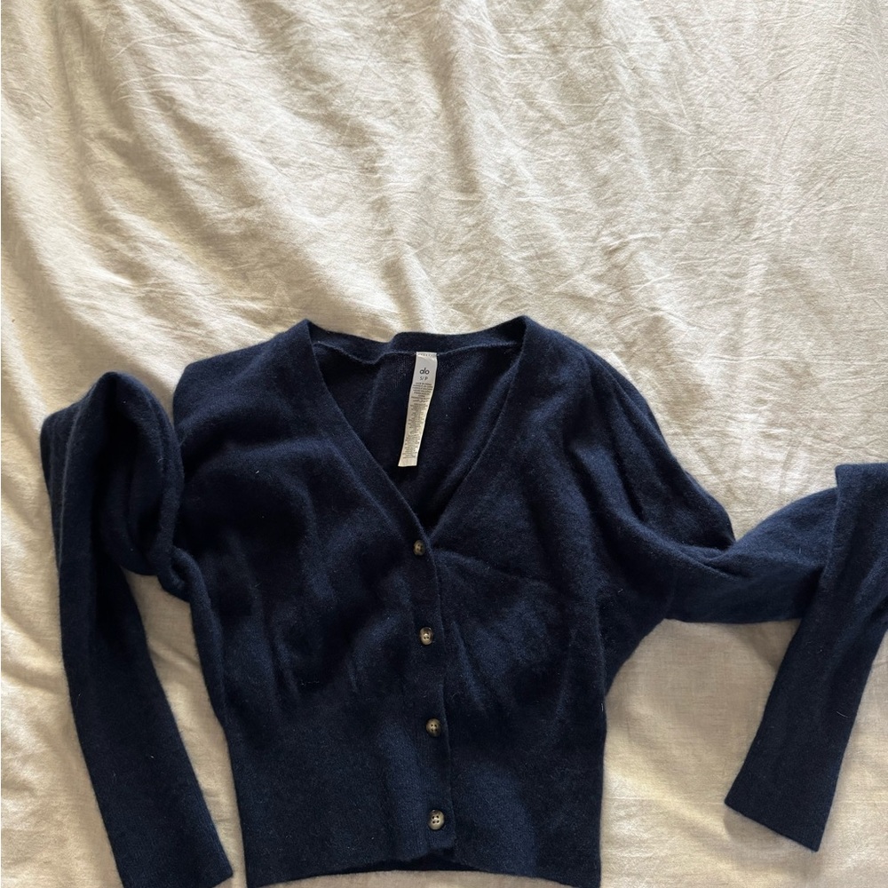 ALO Yoga Dark Blue Women's Cardigan
